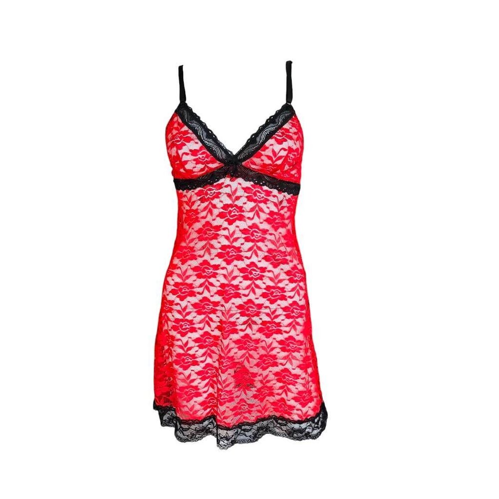 goth lace babydoll mini dress